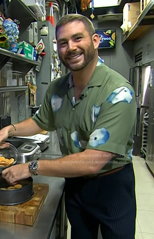 Vaughn Vreeland’s green floral shirt on Today