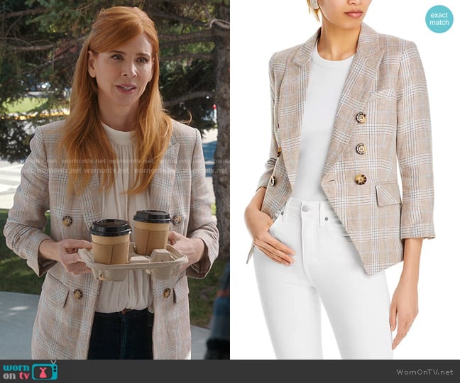 Veronica Beard Empire Dickey Linen Jacket worn by Katherine Walter (Sarah Rafferty) on My Life with the Walter Boys