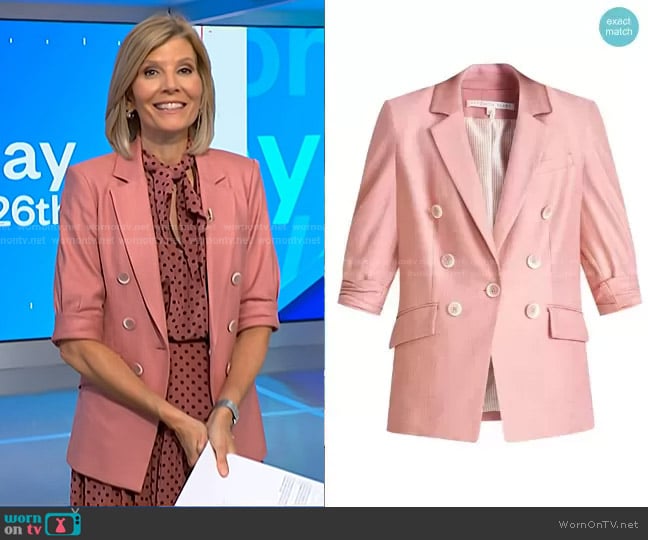 Veronica Beard Odile Dickey Jacket worn by Kate Snow on NBC News Daily