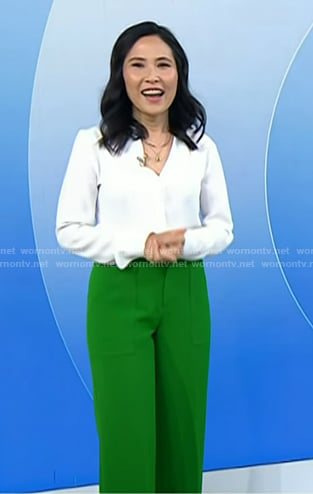 Vicky’s green pants on Today