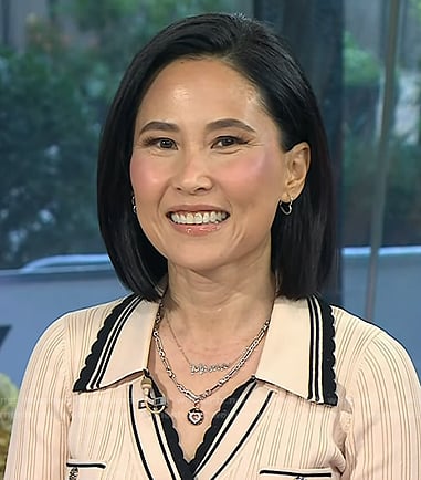 Vicky’s heart pendant necklace on Today