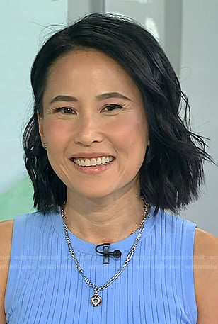 Vicky’s heart pendant necklace on Today