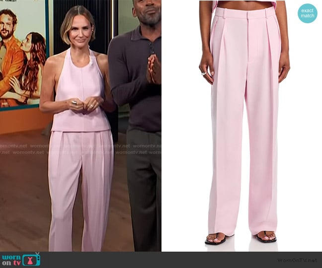 Wardrobe NYC Low Rise Trousers worn by Keltie Knight on E! News