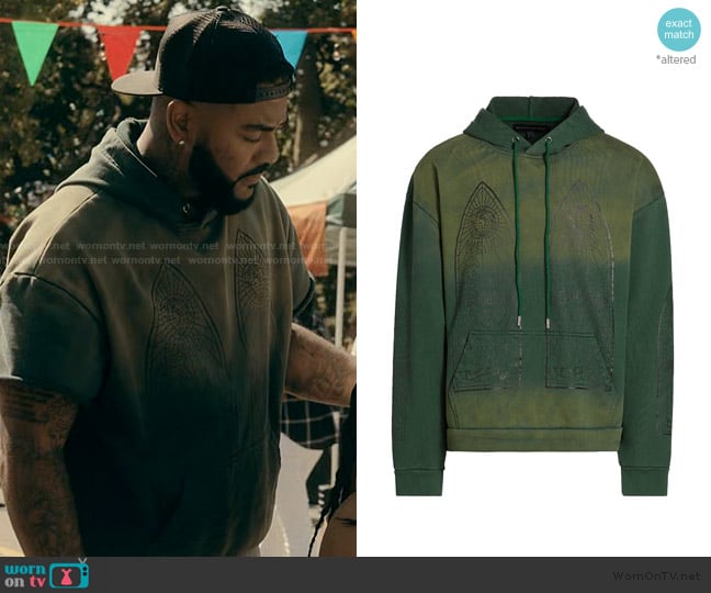 Who Decides War Exclusive Witness Hoodie worn by Nuck (Cortez Smith) on The Chi