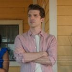 Will’s pink striped shirt on My Life with the Walter Boys
