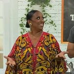 Melba Wilson’s butterfly print kaftan on Today