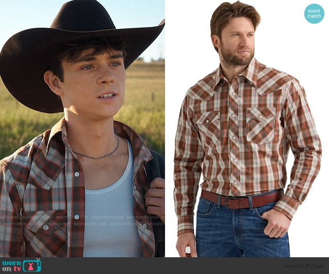 Wrangler 20x Western Shirt worn by Alex Walter (Ashby Gentry) on My Life with the Walter Boys