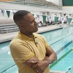 Craig Melvin’s yellow striped polo on Today