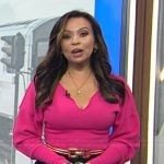 Adelle's pink sweater on Today