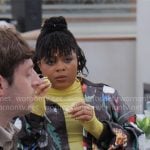 Adelola’s butterfly print jacket on The Paper