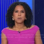 Adriana Diaz’s pink dress on CBS Mornings