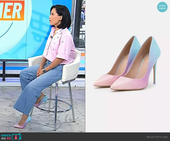 Aldo Stessy Heels worn by Vicky Nguyen on Today