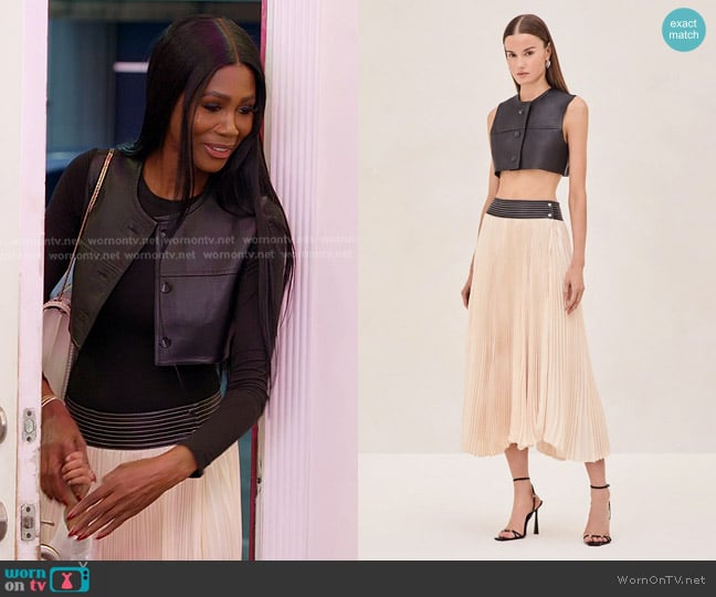 Alexis Revel Top and Tansia Skirt worn by Kiki Barth (Kiki Barth) on The Real Housewives of Miami