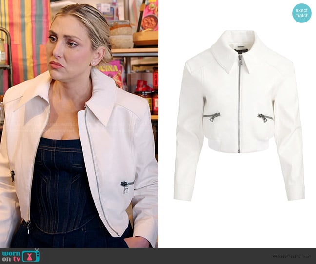 Alice + Olivia Hyde Jacket worn by Gina Kirschenheiter on The Real Housewives of Orange County