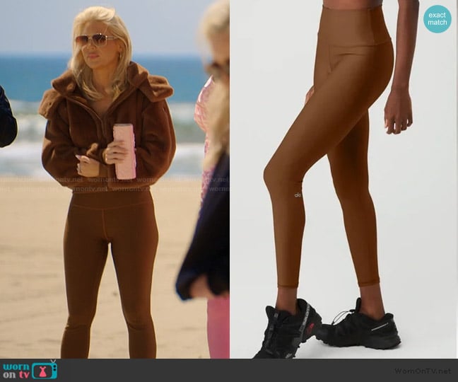 Alo High Waist Leggings worn by Gretchen Rossi on The Real Housewives of Orange County