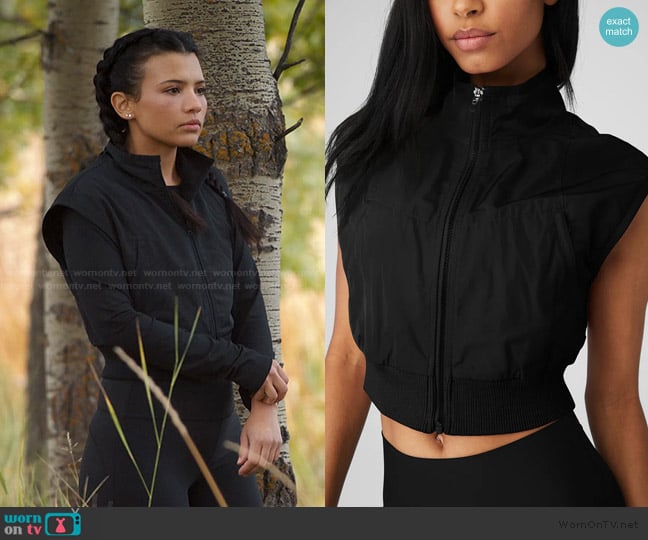 Alo In Motion Vest worn by Jackie Howard (Nikki Rodriguez) on My Life with the Walter Boys