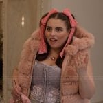 Althea’s lace-up corset and jacket on Only Murders in the Building
