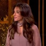 Alyssa’s sheer cutout mini dress on The View