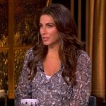 Alyssa’s printed mini dress on The View