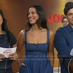 Amanda Sudano’s denim midi dress on Today