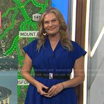 Emily’s blue belted dress on Today