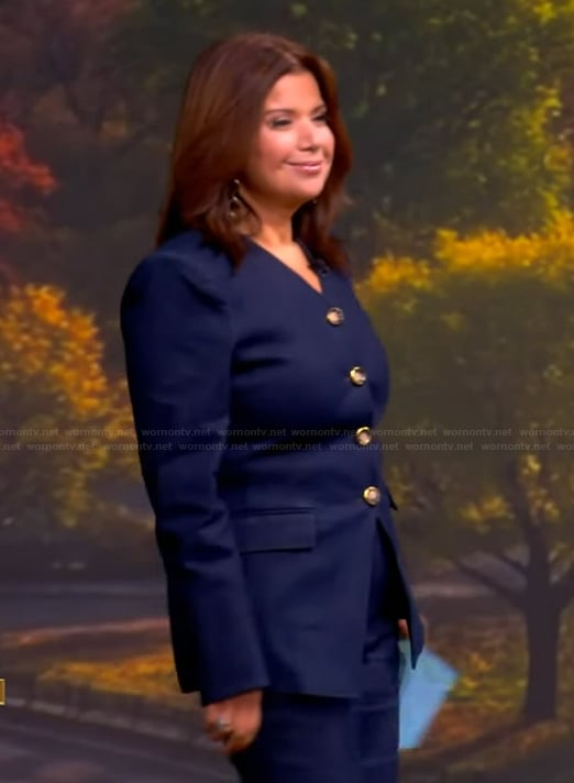 Ana’s denim blazer on The View