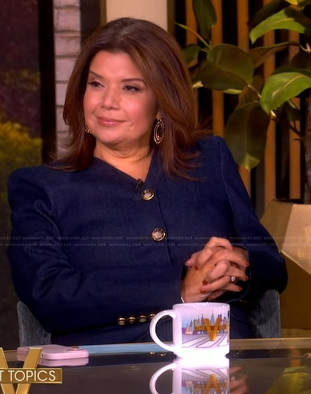 Ana's denim blazer on The View