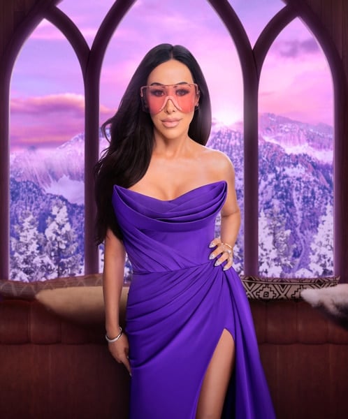 Angie's strapless promo dress on The Real Housewives of Salt Lake City