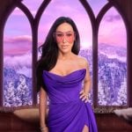Angie’s strapless promo dress on The Real Housewives of Salt Lake City