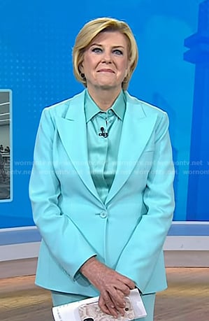 Anne’s blue shirt and suit on Today