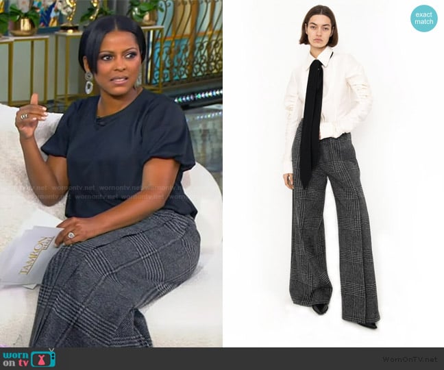 anOnlyChild 2024 Fall Collection worn by Tamron Hall on Tamron Hall Show