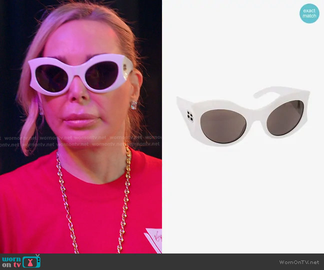 Balenciaga BB0256S Sunglasses worn by Marysol Patton (Marysol Patton) on The Real Housewives of Miami
