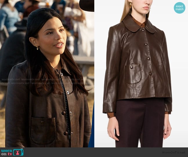 Ba&sh Milos jacket worn by Jackie Howard (Nikki Rodriguez) on My Life with the Walter Boys