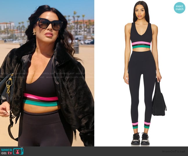 Beach Riot Elora Top worn by Emily Simpson on The Real Housewives of Orange County
