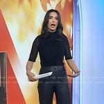 Emilie’s beige clear heel sandals on Today