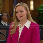 Belle’s pink suit on Days of our Lives