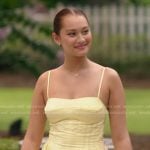 Belly’s yellow midi dress on The Summer I Turned Pretty
