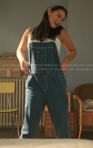 Belly's denim overalls on The Summer I Turned Pretty