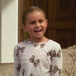Beth’s bow print top on The Bold and the Beautiful