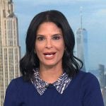 Darlene's blue print collared dress on Today