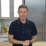 Bobby Flay’s navy polo on Today