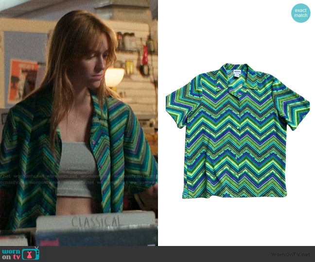 Bonworth Disco Psychedelic Shirt worn by Ruthie Bender (Marley Aliah) on The Runarounds