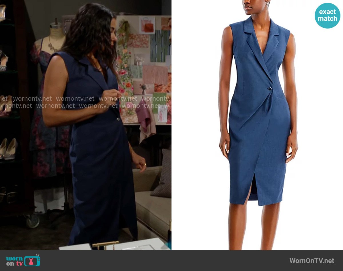 BOSS Delibea Dress worn by Daphne Rose (Murielle Hilaire) on The Bold and the Beautiful