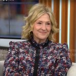 Brené Brown’s floral blouse on CBS Mornings