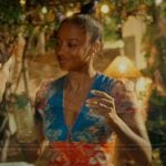 Brigitte’s floral print mini dress on The Girlfriend