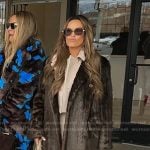 Britani’s brown fur coat on The Real Housewives of Salt Lake City