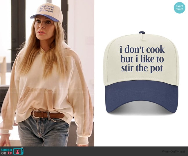 Brother Truckers I Don't Cook But I Like to Stir The Pot worn by Tamra Judge on The Real Housewives of Orange County