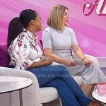 Sheinelle’s brown platform sandals on Today