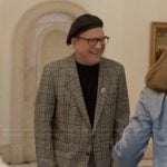 Charles’s plaid blazer on Only Murders in the Building