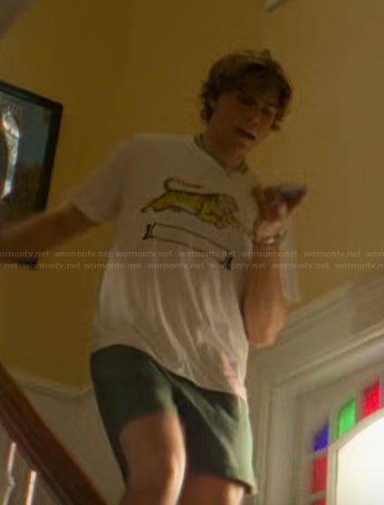 Charlie's tiger graphic tee on The Runarounds
